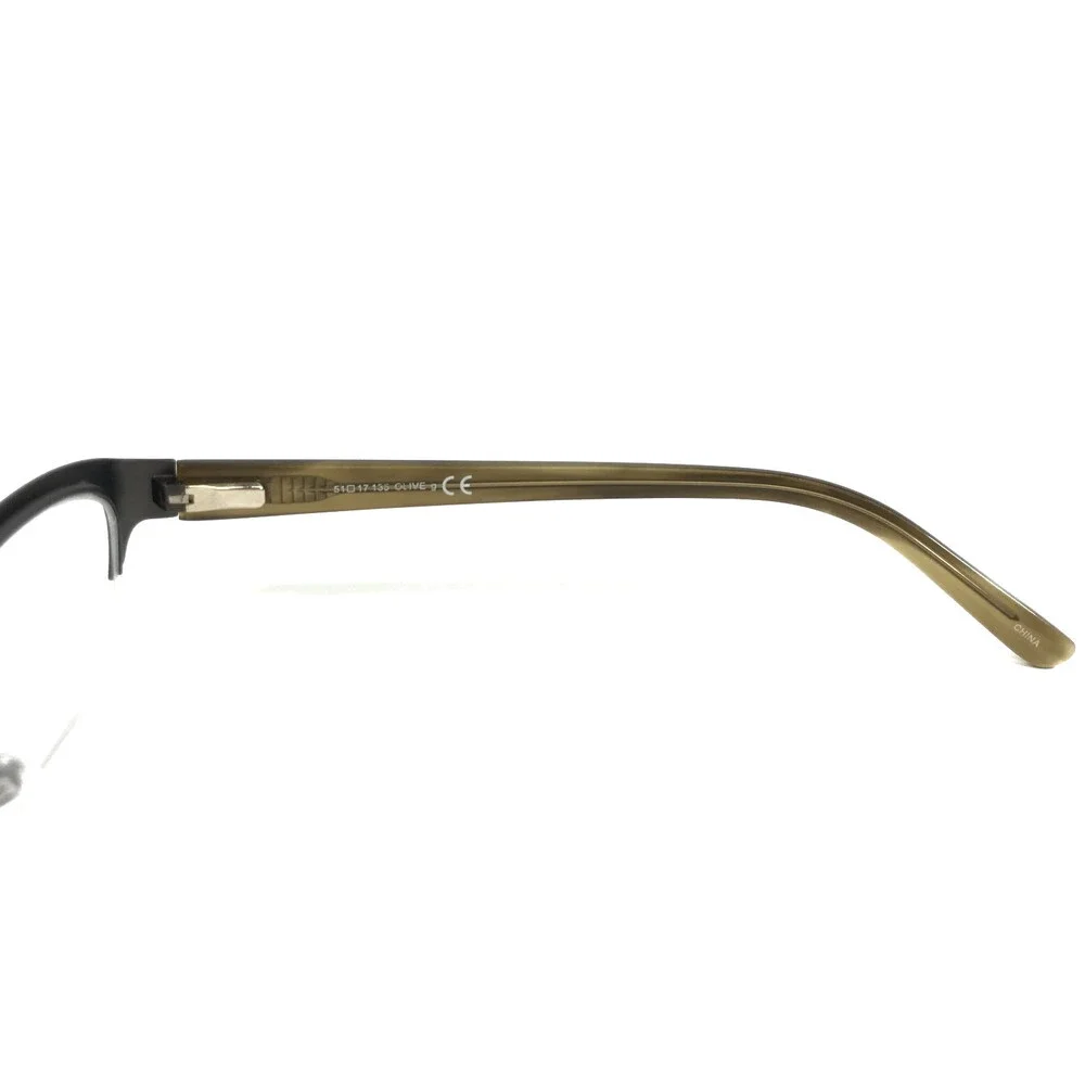 Mossimo Eyeglasses Frames MS 1078 Olive Green Cat Eye Half Rim 51-17-135